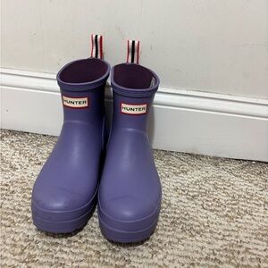 Hunter Lavender Waterproof Boots